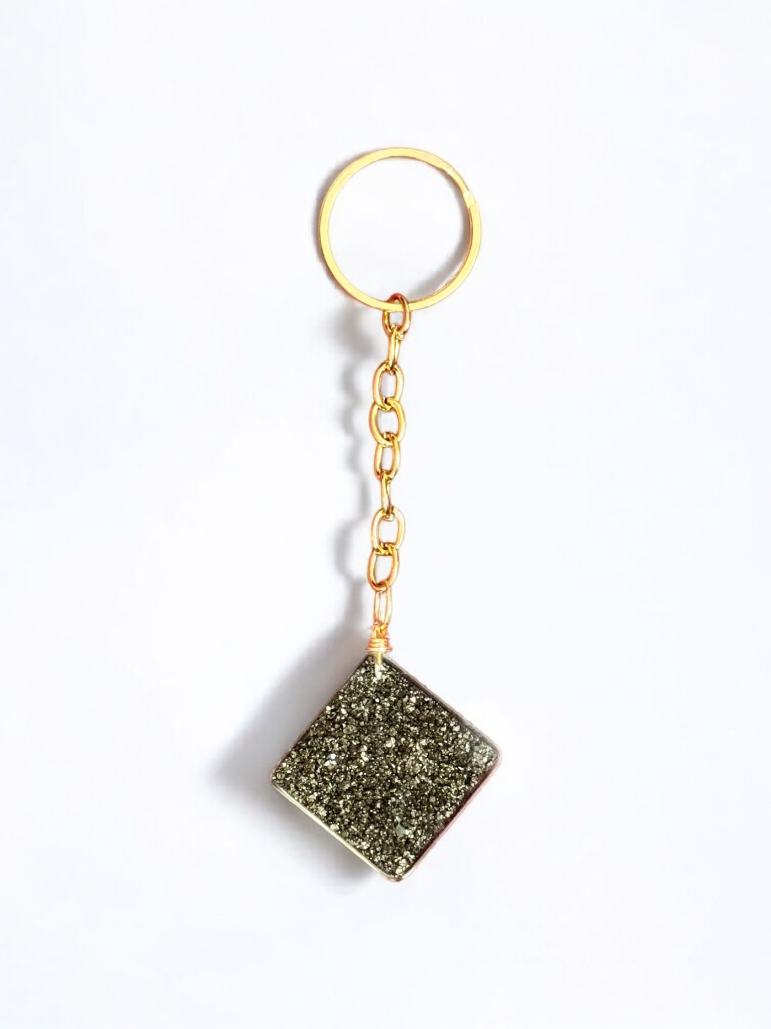 Pyrite Keychain