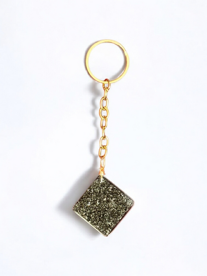 Pyrite Keychain