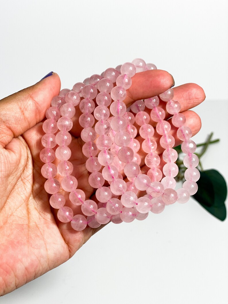 Pink Rose Quartz Bracelet – Inner Wellness Circle