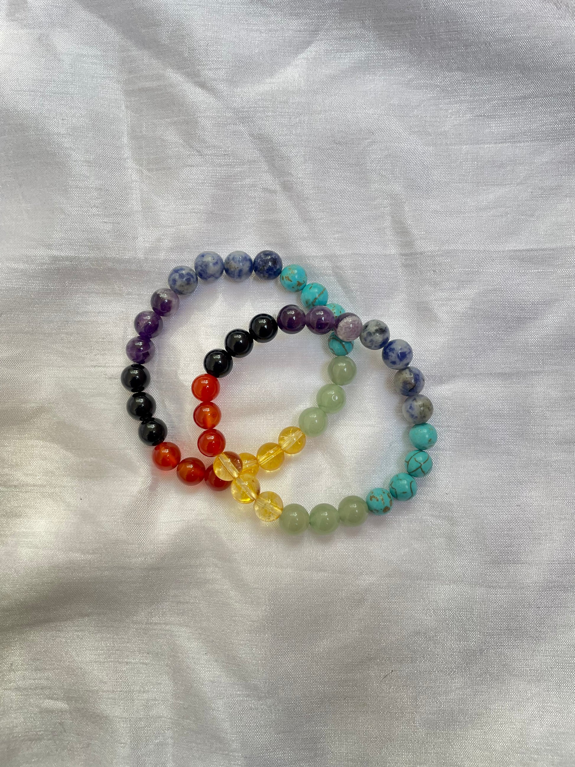 7 Chakra Bracelet – Gemstone Galaxy