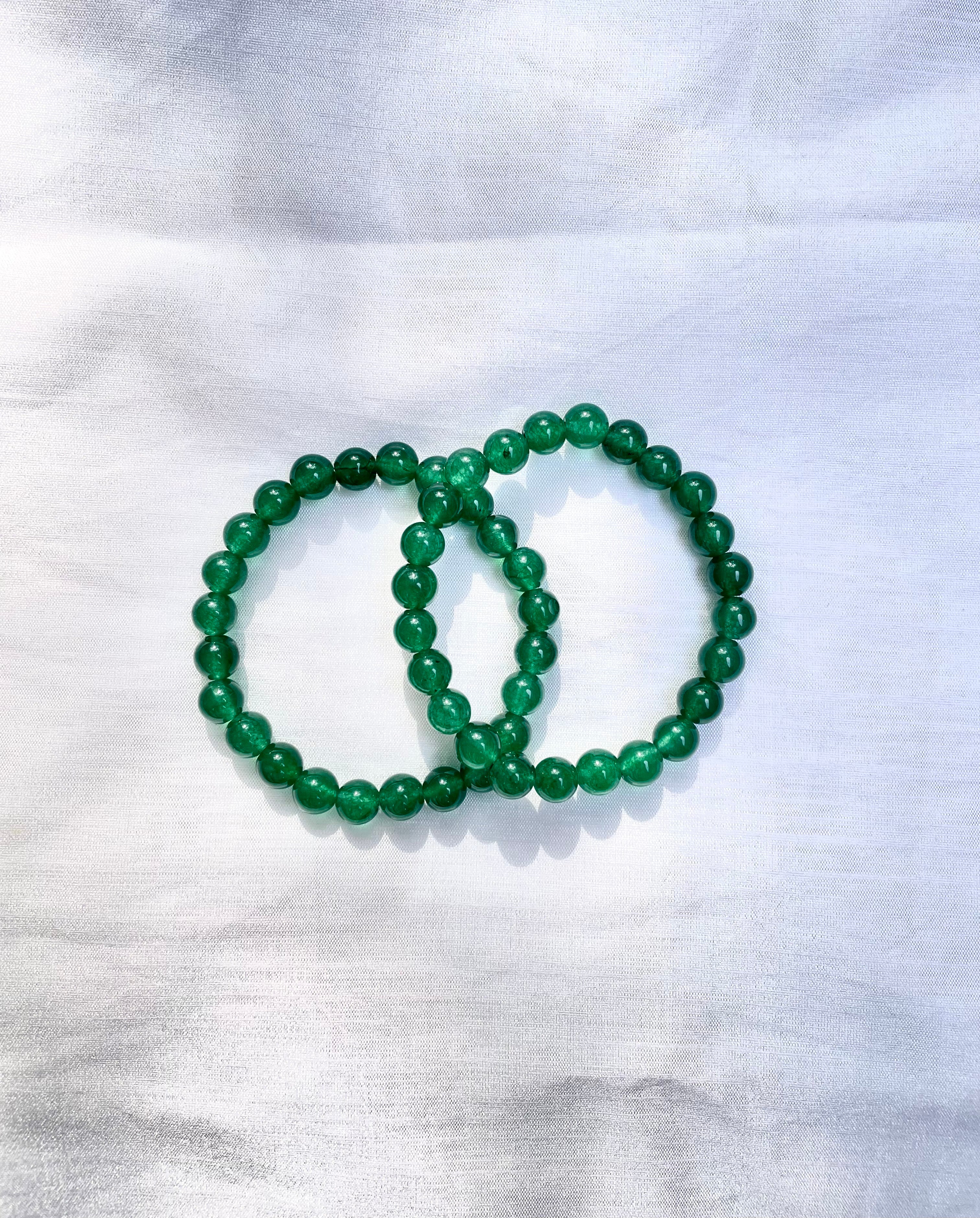 New Style Eagle Clawed Green Aventurine Bracelet -6 mm Beads- (Ethnic –  AlbatrosArt