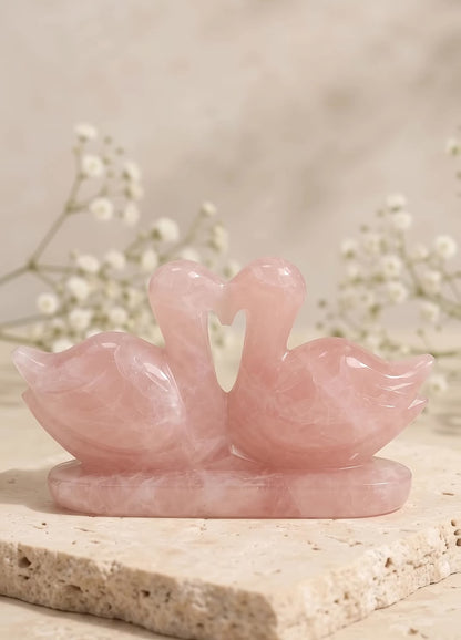 Rose Quartz Duck